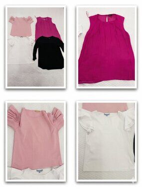 Women's Career & Dressy Summer Tops (Set of 4) - Small